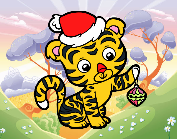 Tigre navideño