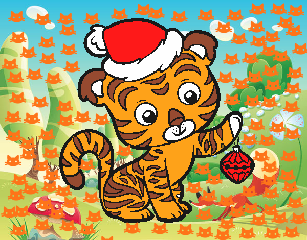 Tigre navideño