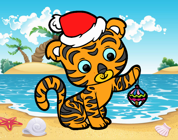 Tigre navideño