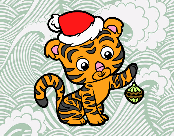 Tigre navideño