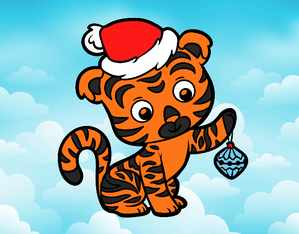 Tigre navideño