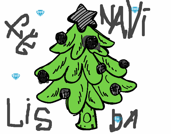 Un árbol Navidad