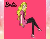 Barbie sentada