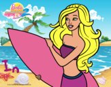 Barbie va a surfear