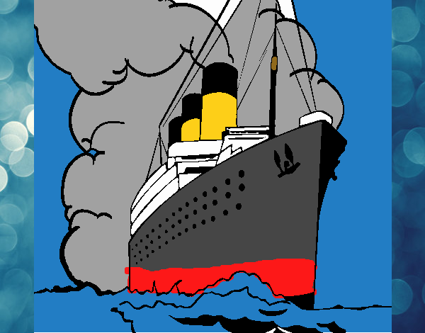Dibujo de el RMS TITANIC pintado por en  el día 11-12-17 a las  17:20:08. Imprime, pinta o colorea tus propios dibujos!