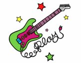 Guitarra y estrellas