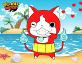 Jibanyan guiñando el ojo