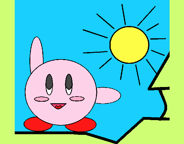 Kirby en un día soleado