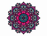 Dibujo Mandala para relajarse pintado por LauPoveda