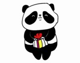 Panda con regalo