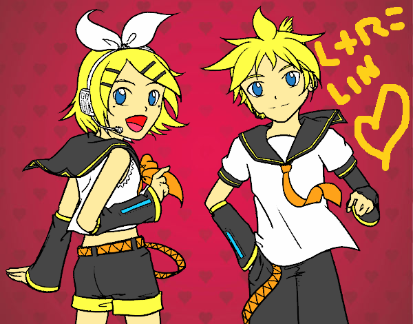 Rin y Len Kagamine Vocaloid