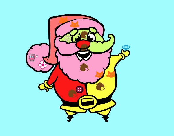 Santa claus gracioso