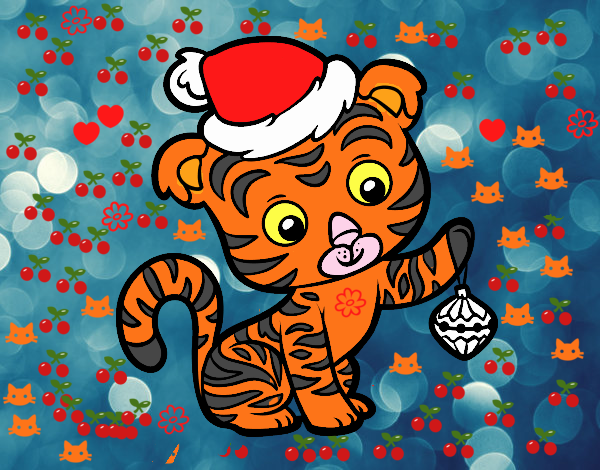 Tigre navideño