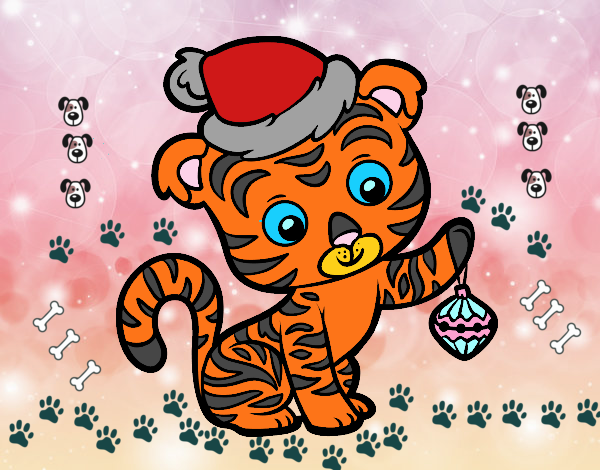 Tigre navideño