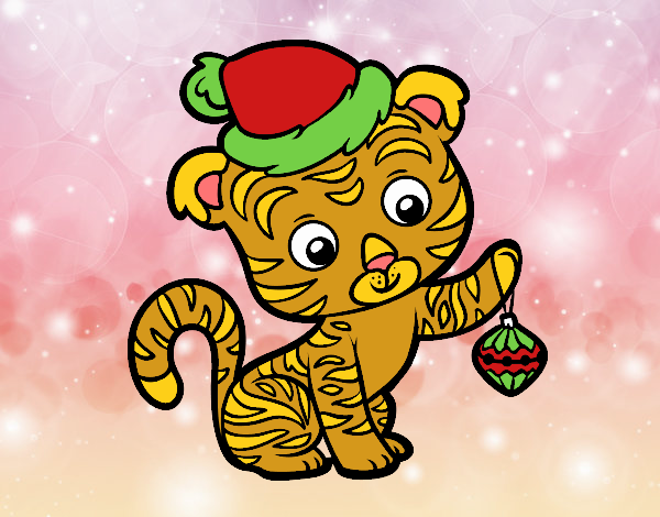 Tigre navideño