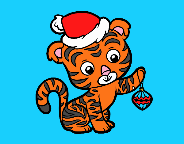 Tigre navideño