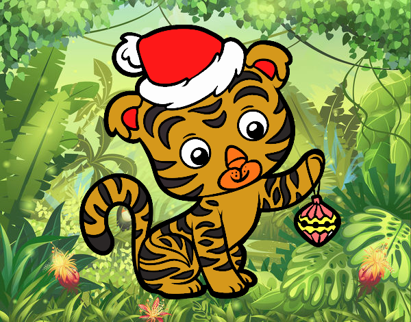 Tigre navideño