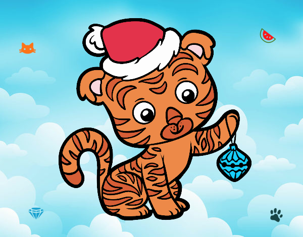 Tigre navideño