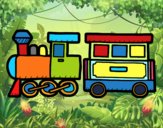 Dibujo Tren alegre pintado por lorenzo007