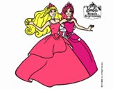 Barbie y su amiga súper felices