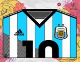 Camiseta del mundial de fútbol 2014 de Argentina