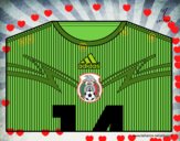 Camiseta del mundial de fútbol 2014 de México