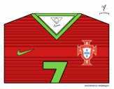 Camiseta del mundial de fútbol 2014 de Portugal