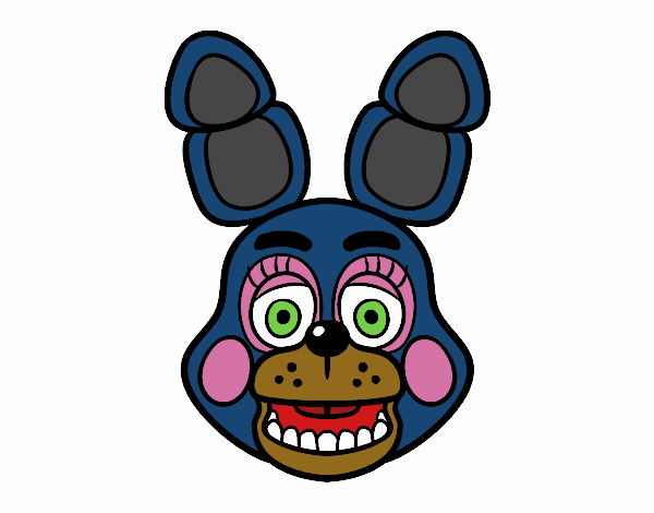 Cara de Toy Bonnie de Five Nights at Freddy's