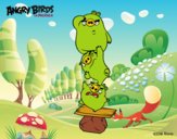 Cerdos verdes de Angry Birds