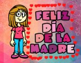 Dibujo Feliz día de la madre pintado por montsela