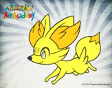 Fennekin corriendo