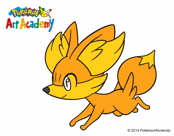 Fennekin corriendo