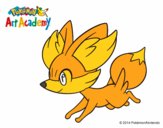 Fennekin corriendo