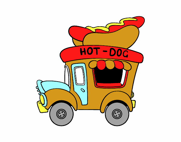 Food truck de perritos calientes