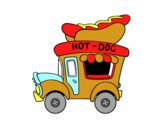 Food truck de perritos calientes