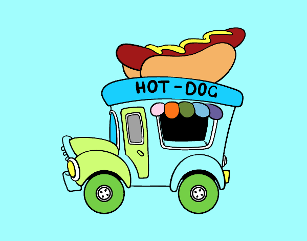 Food truck de perritos calientes