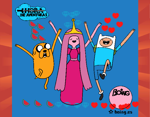 Jake, Princesa Chicle y Finn