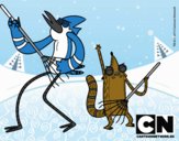 Mordecai y Rigby