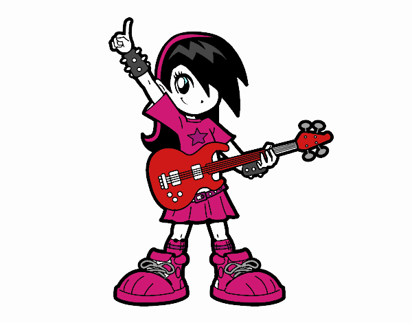 Niña rockera