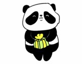 Panda con regalo