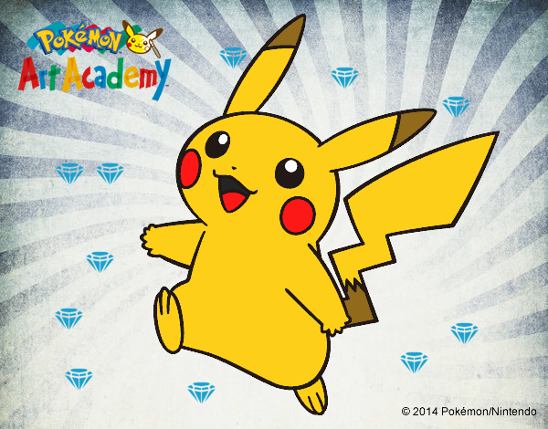 Pikachu en Pokémon Art Academy