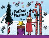 Postal Felices Fiestas