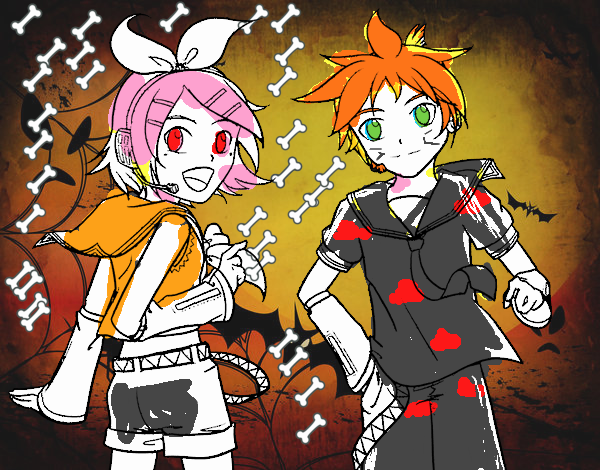 Rin y Len Kagamine Vocaloid