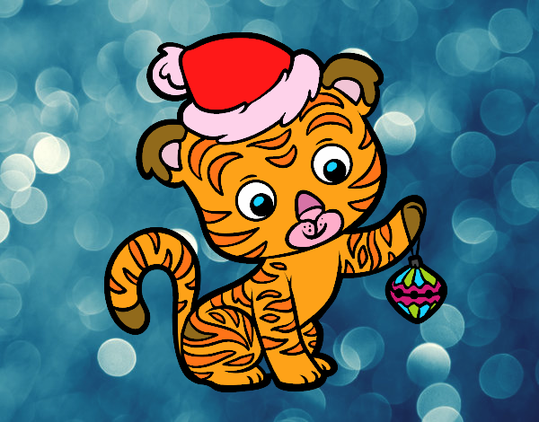 Tigre navideño