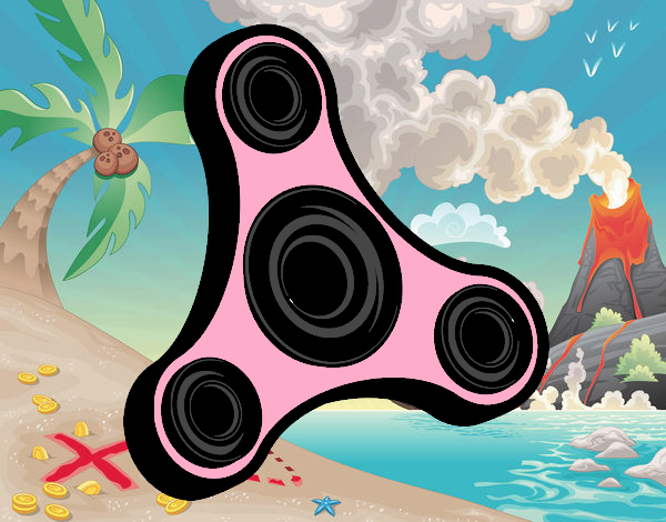 Un fidget spinner