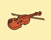 Dibujo Violín Stradivarius pintado por Macneli