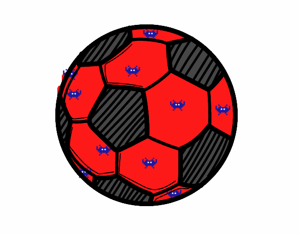 Dibujo Balón de fútbol pintado por alexanderr
