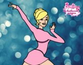 Barbie en postura de ballet