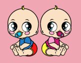 Bebés gemelos