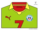 Camiseta del mundial de fútbol 2014 de Chile